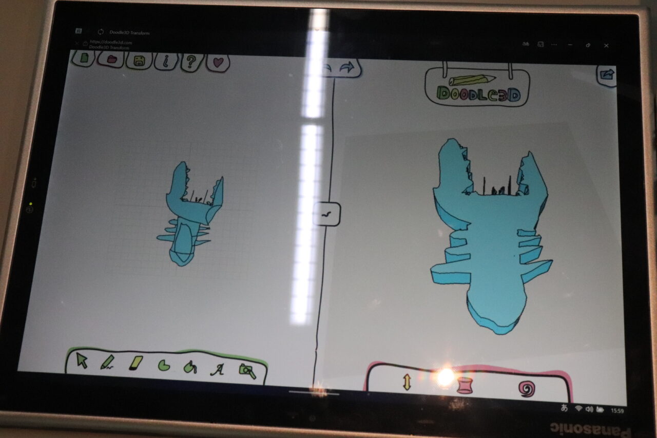 ３D