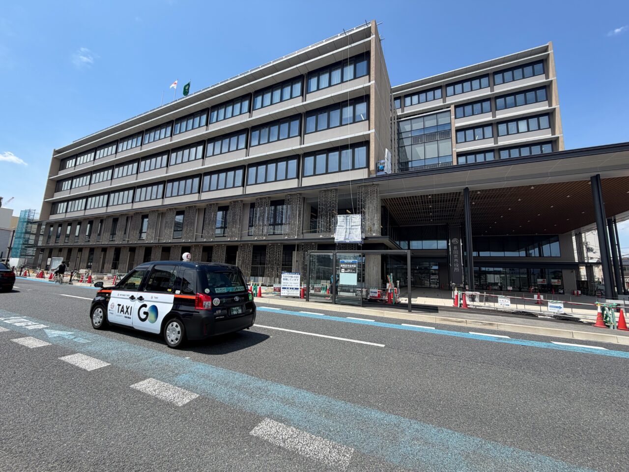 長岡京市役所の外観
